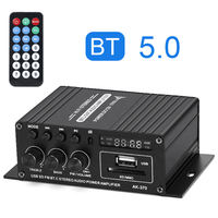 800W bleu T 5.0 AK370 HIFI numérique stéréo maison voiture 12V télécommande amplificateur de puissance