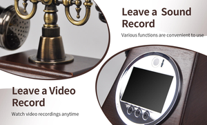 Promozione matrimonio messaggio telefonico registrazione vocale Retro Audio Guest Book - Product Image 6