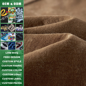 Camisetas Premium Unisex con Lavado Ácido Estilo Vintage 100% Algodón Oversize Streetwear Gráfico Personalizado Transpirable de Alto Gramaje al por Mayor - Product Image 2