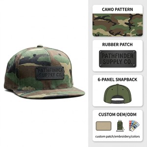 Gorra <span class=keywords><strong>de</strong></span> Camuflaje con Cierre a Presión, Directo <span class=keywords><strong>de</strong></span> Fábrica, Certificación BSCI y GRS, Alta Capacidad, Producción Mensual <span class=keywords><strong>de</strong></span> 300000 Unidades, Plazo <span class=keywords><strong>de</strong></span> Entrega Confiable, Suministro Constante - Product Image 5