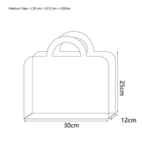 Sac à fleurs en plastique PET BUGU, sac à fleurs transparent, article populaire, sac à fleurs tendance