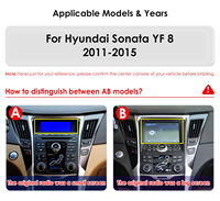 Lecteur multimédia Android 9,7 pouces avec CarPlay sans fil intégré et Android Auto pour Hyundai Sonata 2011-2015, nouvelle mise à niveau, Plug & Play