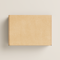 Boîte d'expédition d'expédition imprimée de logo personnalisé 32ECT écologique et dégradable de haute qualité avec mat vanish