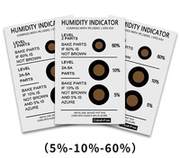 Cartes indicatrices d'humidité PCB bleues personnalisables, réutilisables, écologiques, sans cobalt, sans halogène, à 3/6/9 points, pour appareils photo et électroménager