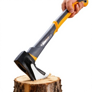 Hache de <span class=keywords><strong>camping</strong></span> <span class=keywords><strong>en</strong></span> acier forgé OEM avec poignée <span class=keywords><strong>en</strong></span> caoutchouc pour fendre du bois, bushcraft, survie, <span class=keywords><strong>camping</strong></span> <span class=keywords><strong>en</strong></span> plein air - Product Image 1