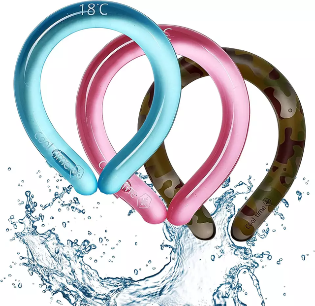 Wearable Cooling Neck Wraps for Summer Heat Use for Neck Hands Free Cold Pack Reusable Neck Cooler