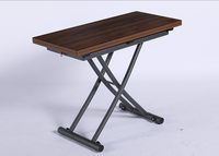 Meubles de maison modernes Table à manger/table basse transformable pliable extensible gain de place en bois
