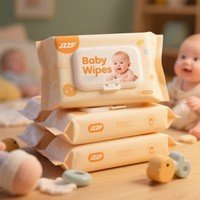 JZZP Nouveau design Lingettes humides biodégradables jetables à la mode Lingettes nettoyantes écologiques pour bébés