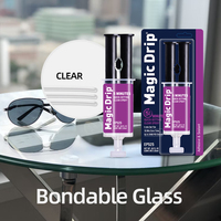 Adhésif époxy transparent à prise rapide en 5 minutes, colle industrielle à deux composants pour bois, métal, plastique, verre, céramique