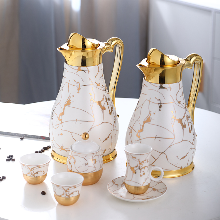Thermos Flask Dubai - Luxury Dallah Glass Set for Coffee