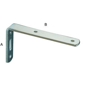 Supports d'étagère robustes SIPA MINUTERIE 100 mm pour rayonnages et étagères empilables Modèle FER0381 - Product Image 1