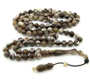Cuentas de cuerno de búfalo hechas a mano, Tasbih, artesanía natural, cuentas de oración espirituales para meditación, reflexión y uso devocional. - Product Image 4