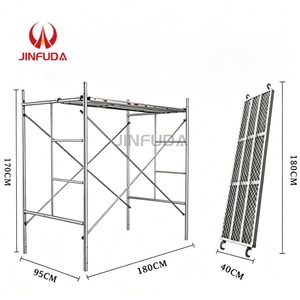 Échafaudage à cadre galvanisé <span class=keywords><strong>polyvalent</strong></span> pour les petits travaux d'amélioration de la maison et les grands projets de construction commerciale - Product Image 1