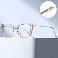 MS 81625 Lunettes de luxe pour femmes Monture de lunettes Prescription Blue Light Blocking Super Light Optical Colored Frames