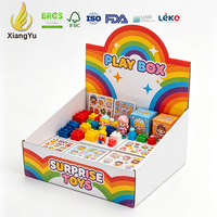 Boîtes de présentation en carton imprimées en couleur Xiangyu pour jouets d'enfants, figurines miniatures, magasins de jouets et promotion en détail