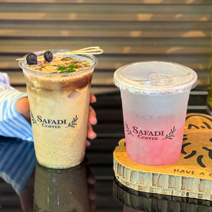 แก้วกาแฟพลาสติก PET แบบใช้แล้วทิ้ง พร้อมฝาปิด ขายส่ง แก้วพลาสติกออกแบบเองสำหรับบรรจุภัณฑ์เครื่องดื่มชาเย็นและนม - Product Image 2
