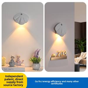 Nuevas Lámparas de Pared Inalámbricas Magnéticas para Interiores, <span class=keywords><strong>Luz</strong></span> de Placa de Puerta Recargable, <span class=keywords><strong>Luz</strong></span> Nocturna LED Inteligente <span class=keywords><strong>con</strong></span> Sensor de <span class=keywords><strong>Movimiento</strong></span>, Moderna - Product Image 4