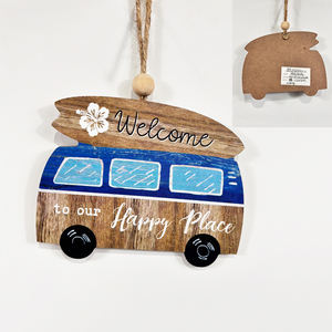 2025 Más Vendido Estilo Costero Al por Mayor MDF Colgante Diseño Vintage Ecológico Adornos Decorativos de Estrella de Mar Letrero de Playa - Product Image 4