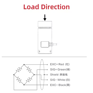우측 압축 장력 로드셀 T197 우측 힘 센서 교정기 - Product Image 3
