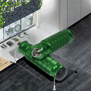 Pièces de modification de moto personnalisées en usine : Commandes au pied et poignées d'accélérateur en alliage d'aluminium 6061 et acier inoxydable, usinées - Product Image 3