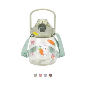 Botella de Agua Infantil 2026, Diseño de Dibujos Animados, Linda, Portátil, Transparente, de Plástico, para Niños - Product Image 1