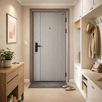 Porte intérieure moderne en WPC, porte à panneau plat, imperméable, résistante à l'humidité, résistante aux rayures, pour appartement, hôtel, école