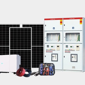 Système d'énergie solaire 100 kW monocristallin pour toiture commerciale avec contrôleur MPPT, photovoltaïque distribué extérieur - Product Image 1