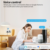 Prise intelligente WiFi/ZIGBEE LangYeao 16A, commande à distance par application, compatible Alexa/Google Home, minuterie et compte à rebours, mémoire de coupure de courant