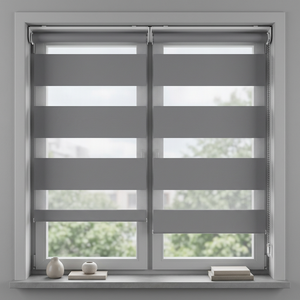 Trond Durable White Vertical Modern Iron Gearbox for Motor <b>Bracket</b> Electric Outdoor Windproof Zebra Pattern 100% Blackout <b>Blinds</b> - Product Image 3
