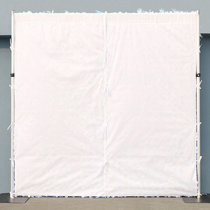 Luxe 3D bleu brume herbe enrouler tissu fleur artificielle mur mariage scène décor tissu plante mur fête tirer fond - Product Image 4