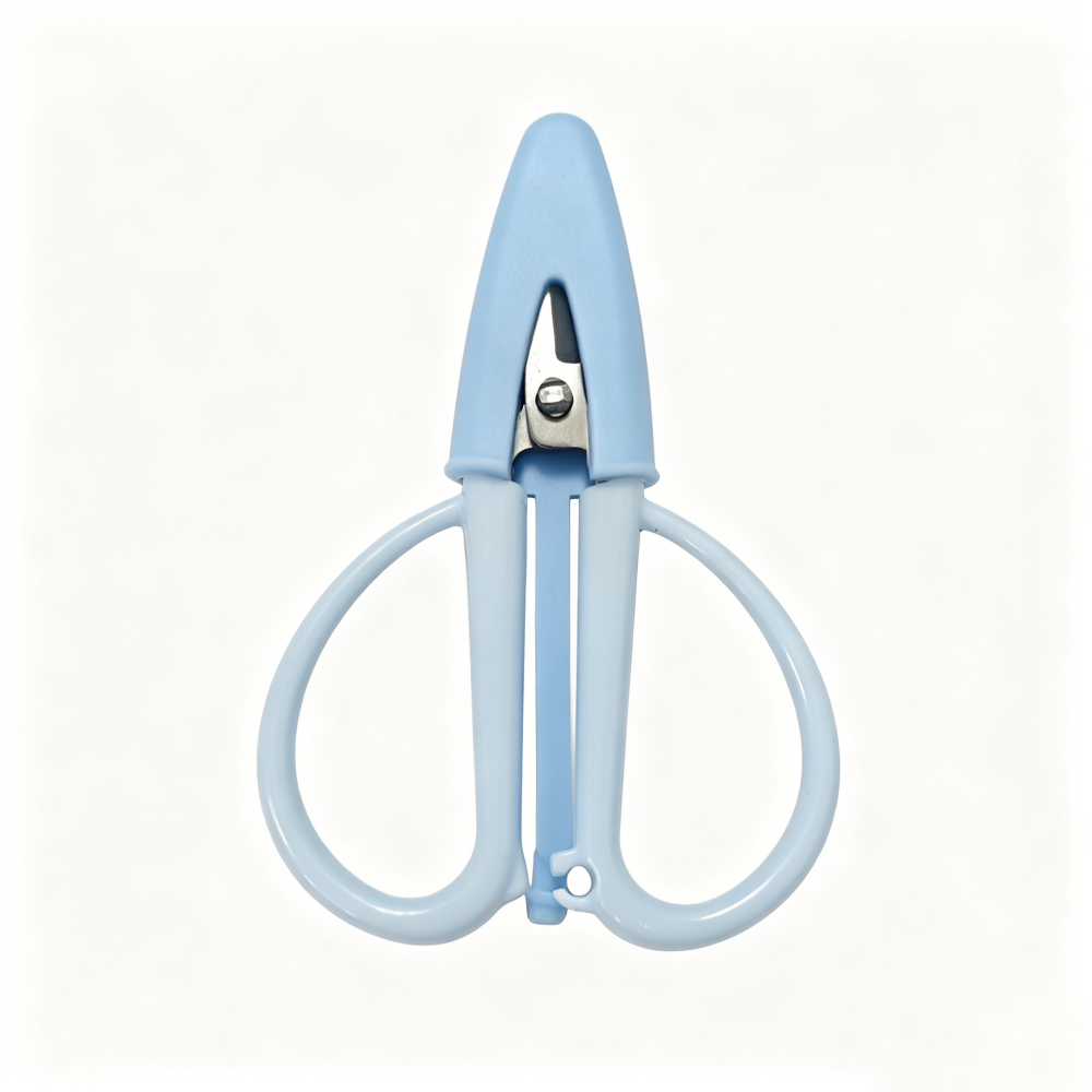 light blue with dark blue cover