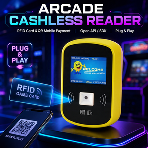 Lector de Tarjetas RFID para Juegos de Arcade, Terminal de Pago sin Efectivo con Pantalla de Saldo, Adaptación para Parques de Atracciones y Centros de Juegos - Product Image 2