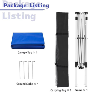 New Arrival xách tay hợp kim nhôm Pop Up tán ngoài trời ngay lập tức lều không thấm nước dù để che nắng thương mại tổ chức sự kiện triển lãm thương mại lều - Product Image 6