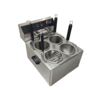 Cuisinière à pâtes électrique commerciale 11L à 4 têtes, machine à cuire les nouilles pour restaurant, hôtel, restauration, outil de cuisine
