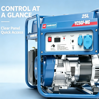Générateur à essence silencieux Yuchai 5KW avec onduleur, modèle YC5GF-MG, pour alimentation de secours commerciale