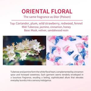 GreenLem Cápsulas de Detergente para Ropa 3 en 1 Desechables - Limpieza Multiefecto Ecológica con Aroma Floral Oriental, Marca Privada - Product Image 6