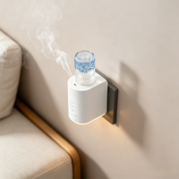 Diffuseur d'arômes mural sans eau pour la maison, diffuseur d'huiles essentielles à brancher avec 3 modes de diffusion et veilleuse LED