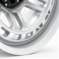 Jantes tout-terrain personnalisées en alliage Beadlock blanches de 15 à 20 pouces 6x139.7 pour Jeep Wrangler Toyota Tacoma Hilux LC200 Ford F150