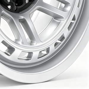 Jantes tout-terrain personnalisées en alliage Beadlock blanches de 15 à 20 pouces 6x139.7 pour Jeep Wrangler Toyota Tacoma Hilux LC200 Ford F150 - Product Image 5