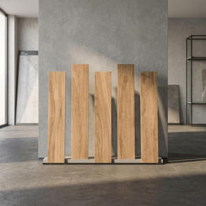 Baldosas de Porcelana con Aspecto de Madera Mate Maple Sandal de 20x120cm, Baldosas de Madera Natural para Pisos Interiores - Product Image 5