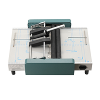 Machine à relier les livres ZY-1 manuelle et informatisée, format 300*440mm, épaisseur 1.4mm, 8200, machine tout-en-un pour reliure et pliage