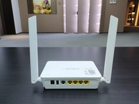 BRMC Modem WIFI Dual Band, ONU Modem WIFI XPON ONT GEPON 4GE + 1TEL + 1USB 2.4G 5G 5dbi 6 Dual Band