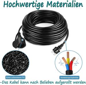 Лидер продаж, черный Европейский удлинитель с защитной крышкой H05VV-F 3 г 1,5 м - Product Image 4