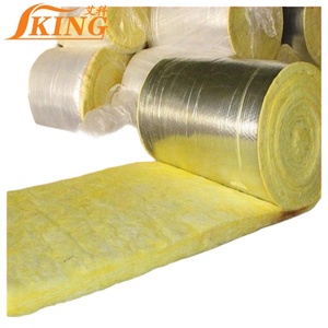 Manta <span class=keywords><strong>Aislante</strong></span> de Lana de Vidrio con Revestimiento de Aluminio ISOKING, Barrera de Vapor, Ignífuga, Térmica, para Techos Metálicos - Product Image 1