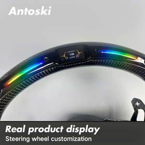 <span class=keywords><strong>Volante</strong></span> de fibra de carbono con LED inteligente para <span class=keywords><strong>Audi</strong></span> Q8 SQ8 A3 <span class=keywords><strong>A4</strong></span> B9 A5 B8 A6 C7 A7 S3 S4 RS3 RS5 RS7 RS6 C8 estilo deportivo personalizado - Product Image 3