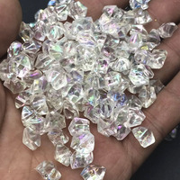 Bijoux de pierres précieuses en plastique multicolore Cristaux de roche acryliques Trésor Diamants Artisanat de cristal