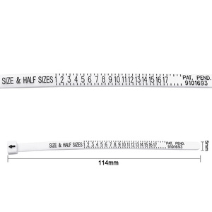 Cerchio di misura dimensione anello misura americani US calibro righello uomo <span class=keywords><strong>taglie</strong></span> donna accessori per gioielli strumenti anello Sizer - Product Image 5