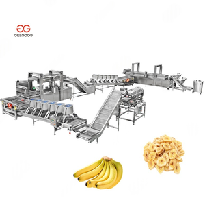 เครื่องผลิตกล้วยฉาบอัตโนมัติเต็มรูปแบบ สายการผลิตกล้วยทอดกรอบ เครื่องทำกล้วยกรอบ - Product Image 1