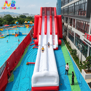 <span class=keywords><strong>Toboggan</strong></span> aquatique <span class=keywords><strong>gonflable</strong></span> géant de qualité commerciale, en PVC robuste, pour parcs d'attractions, locations pour fêtes et événements - Product Image 2
