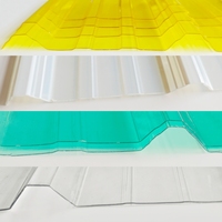 Toiture de maison moderne, plaque ondulée en polycarbonate, auvent de terrasse, panneaux de protection